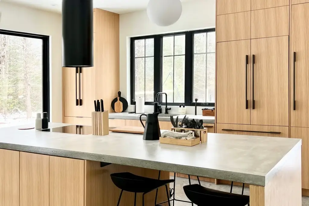 Rift White Oak kitchen cabinets