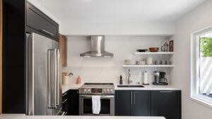 A Thermofoil Kitchen cabinet
